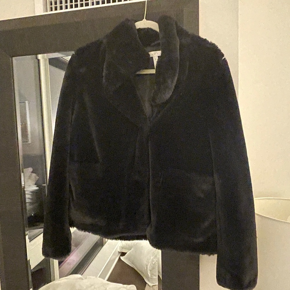 Faux fur jacket